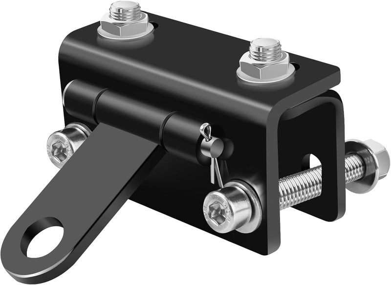 AQBB Universal Snowmobile Bumper Hitch Tongue Type Tow Carrier Compatible with Ski Doo Polaris REV Arctic Cat Yamaha and More, Adjustable Heavy-Duty Steel Sled Trailer Towing Hitch Hook - Image 1